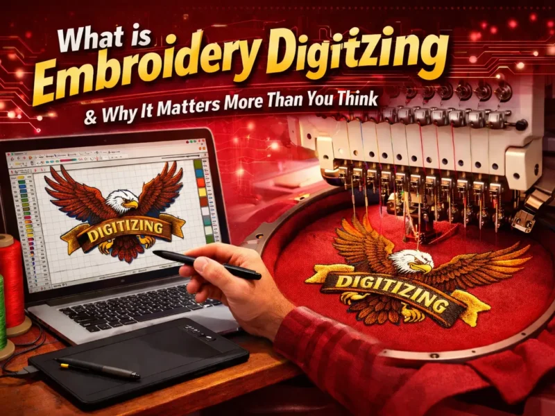 What is Embroidery Digitizing?